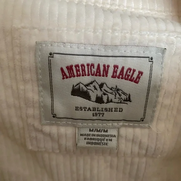 American Eagle Cordaroy Button Up (medium) - Picture 4 of 5